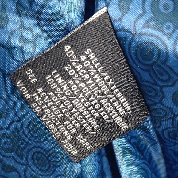 Nanette Lepore Gray Herringbone Trench Coat - Picture 7 of 10